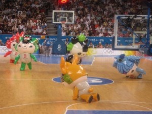 My favorite part - when the Fuwa come out and dance!