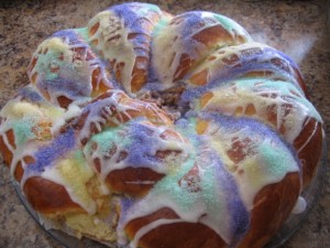 but it wouldn't be a king cake without its signature colors!