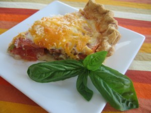 Buttery crust + fresh tomatoes = a slice of heaven!