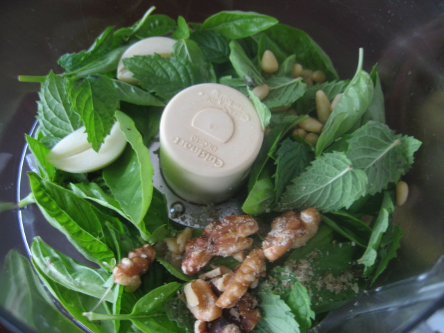Pesto Ingredients Just give it a whirl!